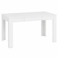 Tavolo da Pranzo in Legno Multistrato Bianco 140x75x76 cm