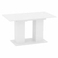 Tavolo da Pranzo Estensibile Vicco Dix, Bianco, 140-180 x 90 cm, Design Moderno