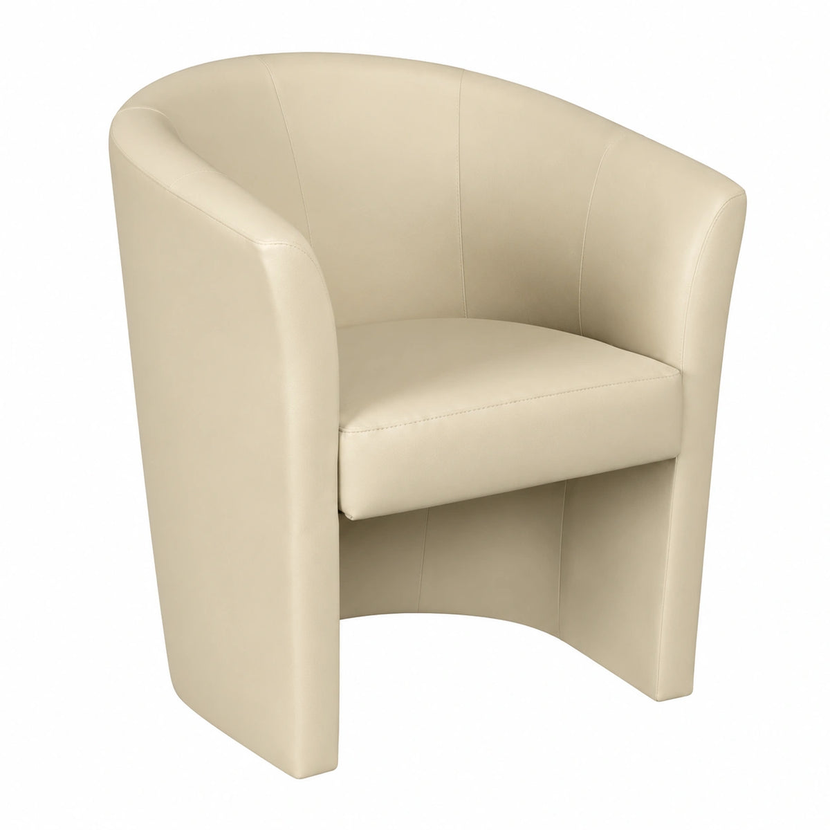 Dmora - Poltrona Moderna in Ecopelle Grigia, Design Elegante per Soggiorno, Dimensioni 64x63x77 cm