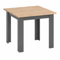 Tavolo da Pranzo Karlos in Rovere Dorato 80x80 cm per 2-4 Persone