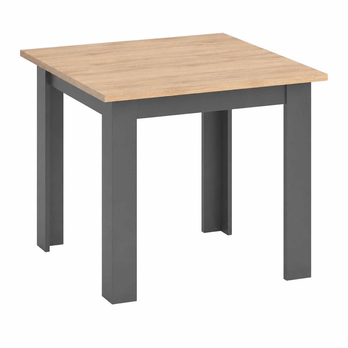 Tavolo da Pranzo Karlos in Rovere Dorato 80x80 cm per 2-4 Persone