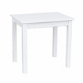 Tavolo da Pranzo Scandinavo in Pino con Piano Bianco 90x60 cm