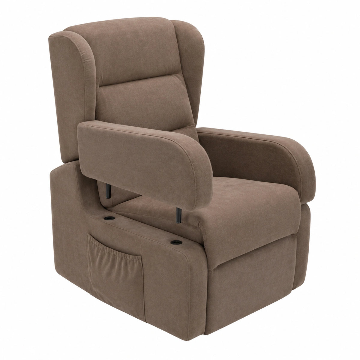 Poltrona Relax Elettrica Bilbao per Anziani con Motori Doppi e Accessori Personalizzabili