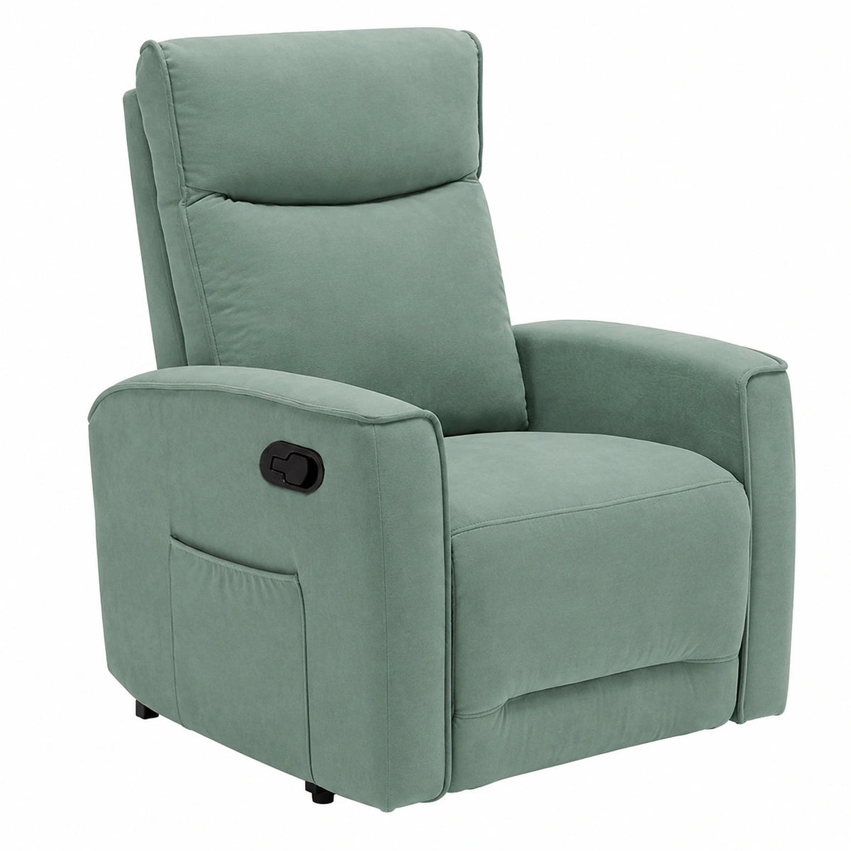 Poltrona Relax Reclinabile Manuale Londra in Tessuto Impermeabile Salvia