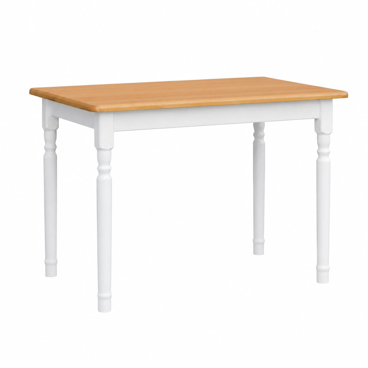 Tavolo da Pranzo in Pino Massiccio con Finitura a Miele, Stile Rustico, 60x80 cm